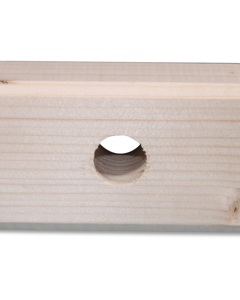 Piece of softwood 40x60x100 w/boring